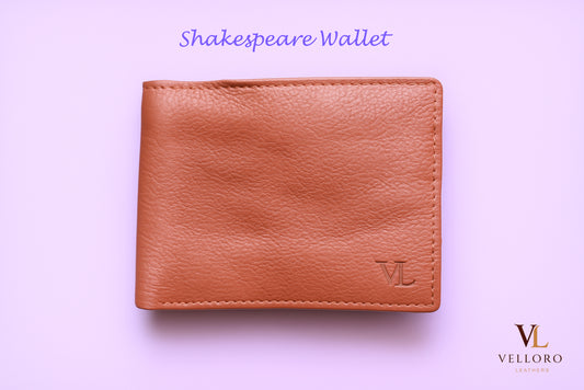 Shakespeare Wallet - Tan