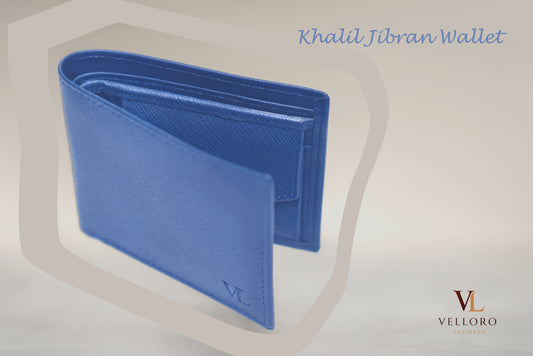 Khalil Jibran Wallet - Blue
