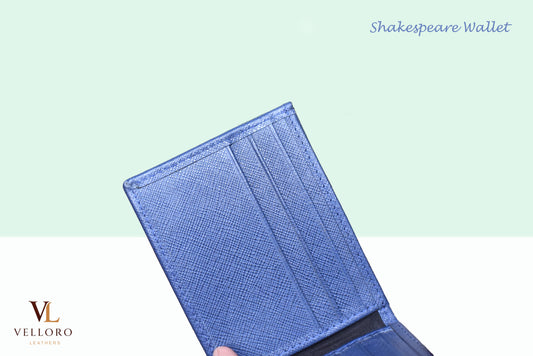 Shakespeare Wallet - Blue