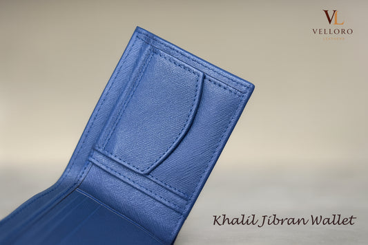 Khalil Jibran Wallet - Blue