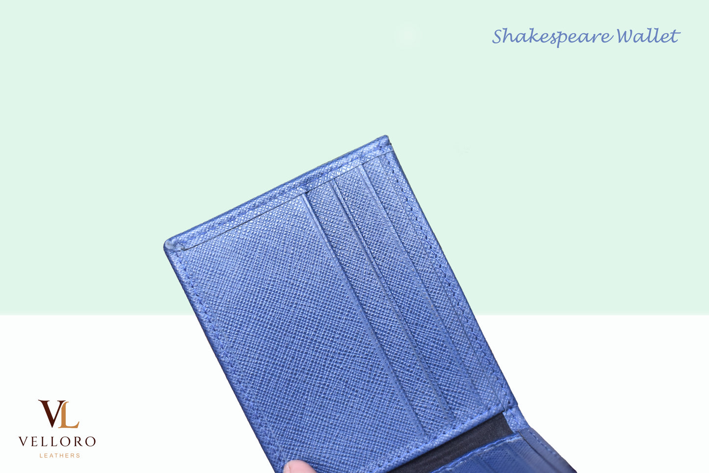 Shakespeare Wallet - Blue
