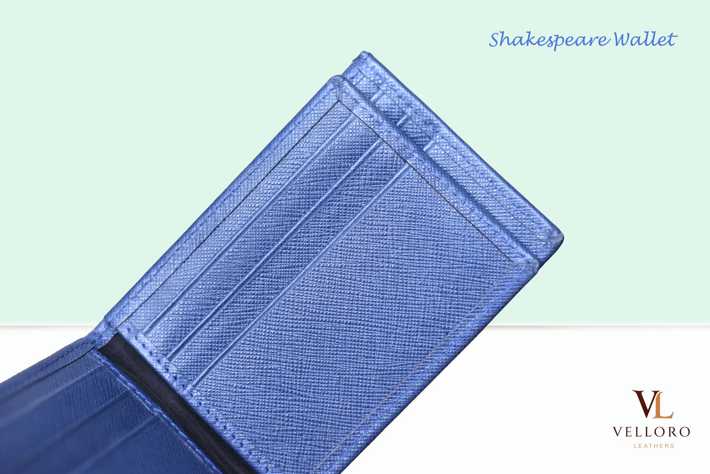 Shakespeare Wallet - Blue