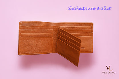 Shakespeare Wallet - Tan