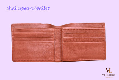 Shakespeare Wallet - Tan