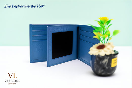 Shakespeare Wallet - Blue