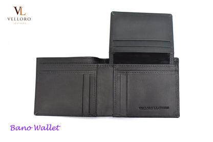 Genuine Leather Wallet, Men Wallet, Original Leather, Id Window 
