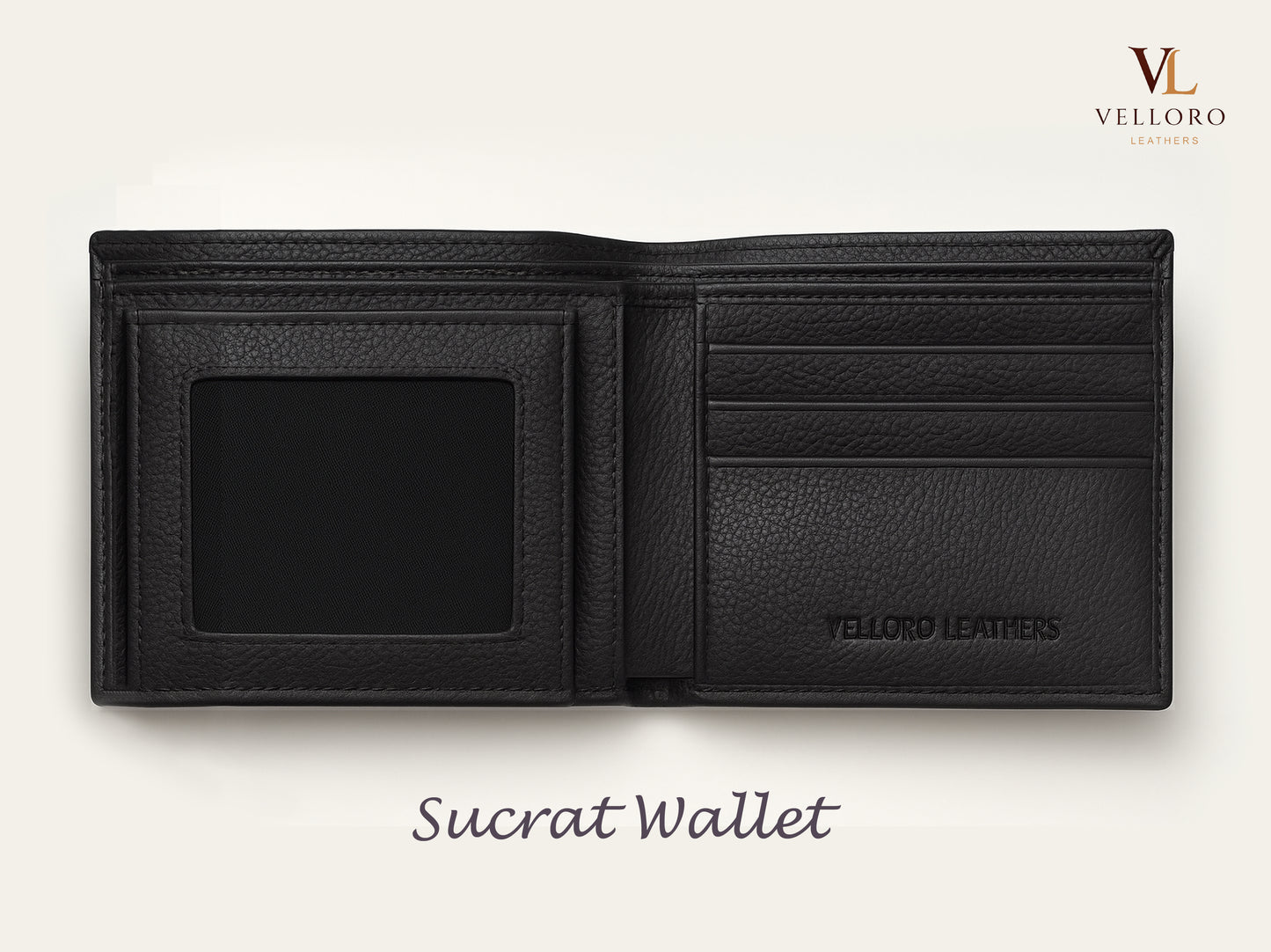 Socrates Wallet - Black Textured
