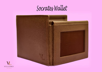 Socrates Wallet - Brown Textured