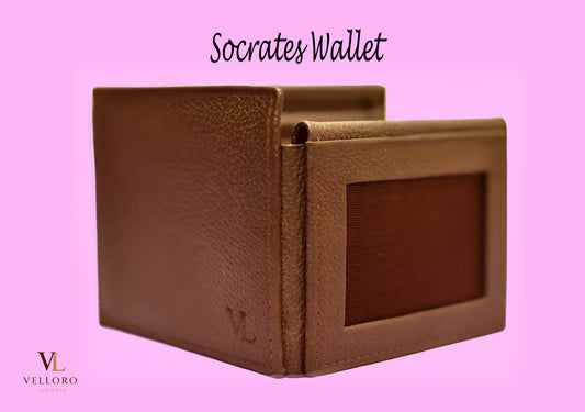 Socrates Wallet - Brown Textured